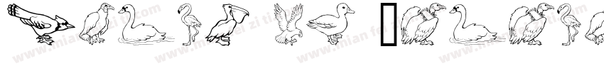 Birds of Paradise Re字体转换